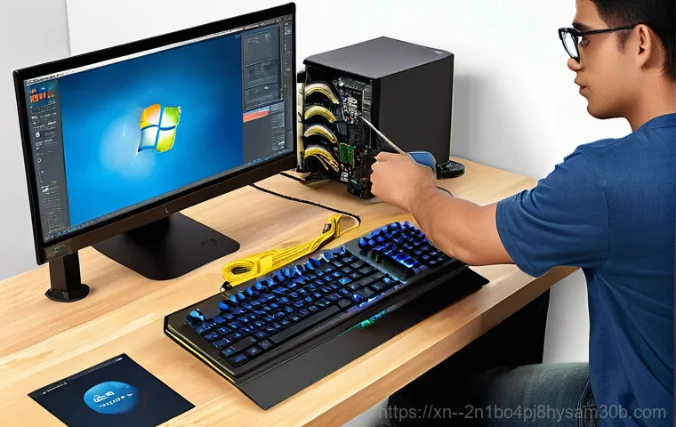 창동 THREAD_STUCK_IN_DEVICE_DRIVER - A young adult male gamer in his late 20s sits slumped in his gaming chair, his hands clasped over hi... 창동 THREAD_STUCK_IN_DEVICE_DRIVER - A young adult male gamer in his late 20s sits slumped in his gaming chair, his hands clasped over hi...