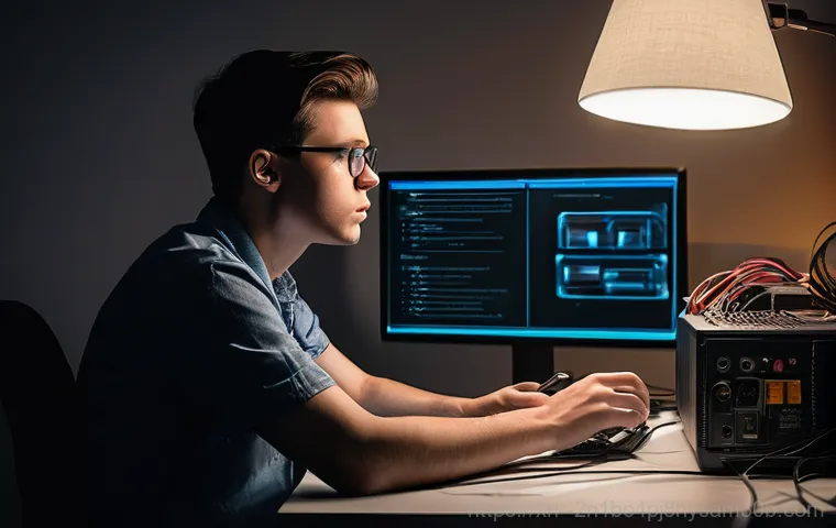 마천동 파워조립 및 교체수리 - **Prompt 1: The Computer's "Heart" - Power Supply and High-Performance Components**
    A close-up, ...