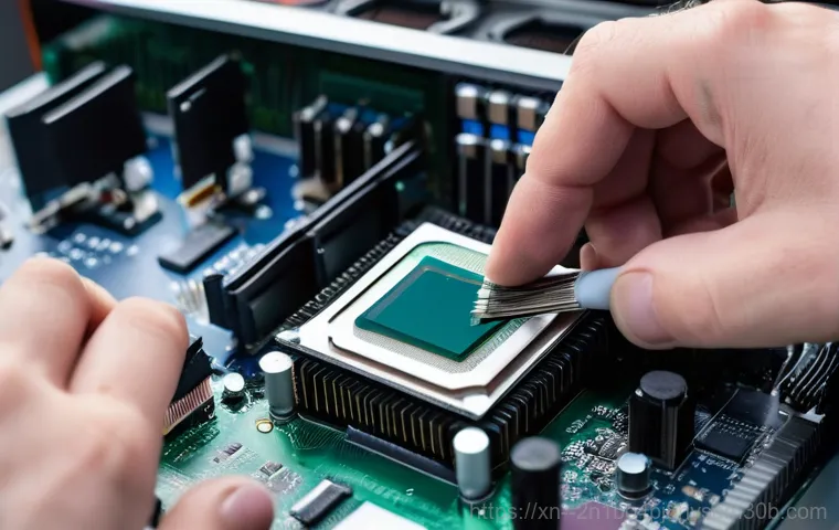 통의동 cpu조립 및 교체수리 - A person in their late 20s to early 40s, looking frustrated and slightly exasperated, sits at a mode... 통의동 cpu조립 및 교체수리 - A person in their late 20s to early 40s, looking frustrated and slightly exasperated, sits at a mode...