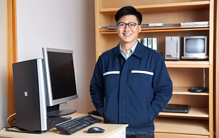 장지동 중고컴퓨터 pc 출장판매설치 - A focused young adult, casually dressed in a clean, bright computer store or a modern home office, t... 장지동 중고컴퓨터 pc 출장판매설치 - A focused young adult, casually dressed in a clean, bright computer store or a modern home office, t...