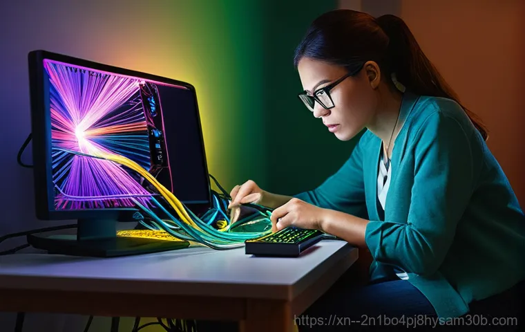 케이블 연결 확인, 이것 모르면 무한 삽질! 시간 낭비 없는 꿀팁 1