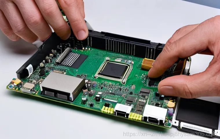 구로동 MEMORY_MANAGEMENT - **Image Prompt 1: The Frustration of a Blue Screen**
    A young adult, either male or female, sitti...