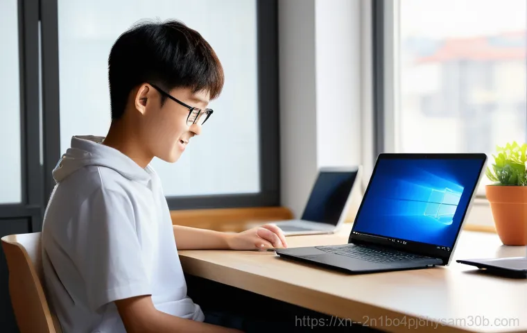 고덕동 서버출장방문수리점 - Inside a cozy home office in Gangil-dong, a focused computer technician is kneeling beside a desktop... 고덕동 서버출장방문수리점 - Inside a cozy home office in Gangil-dong, a focused computer technician is kneeling beside a desktop...