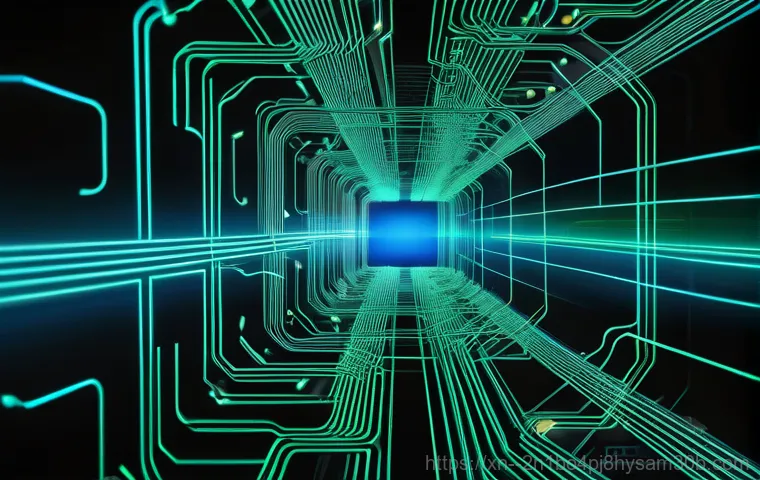 화정동 STATUS_MODULE_NOT_FOUND - A focused software developer, gender-neutral and ethnically diverse, is seated at a sleek, minimalis...