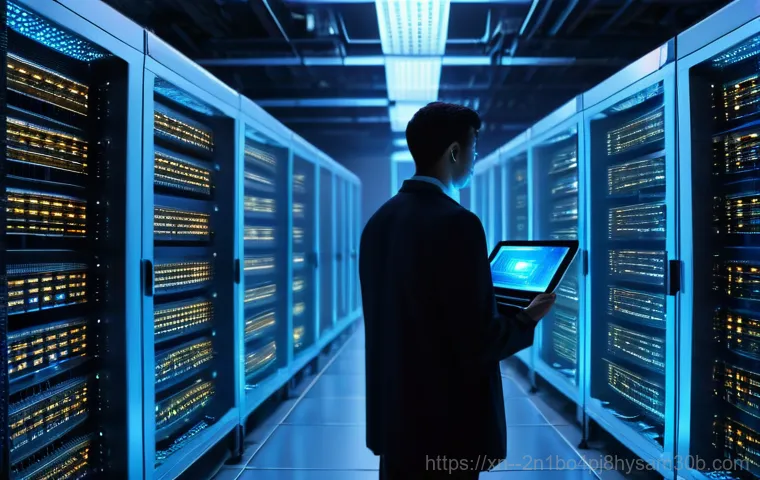 화정동 STATUS_MODULE_NOT_FOUND - An abstract, highly detailed visualization of a digital network or circuit board. Numerous interwove...