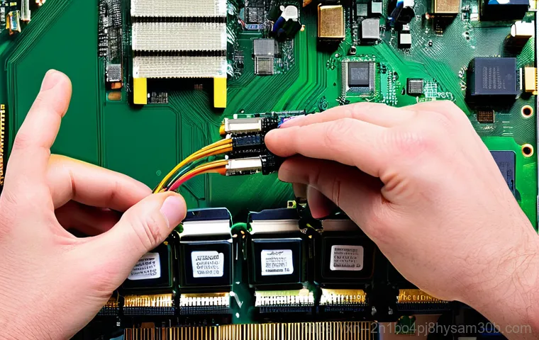 행당동 부팅불가 - **Image Prompt 1: Frustrated User with a Non-Booting Computer**
    A young adult, possibly a studen...