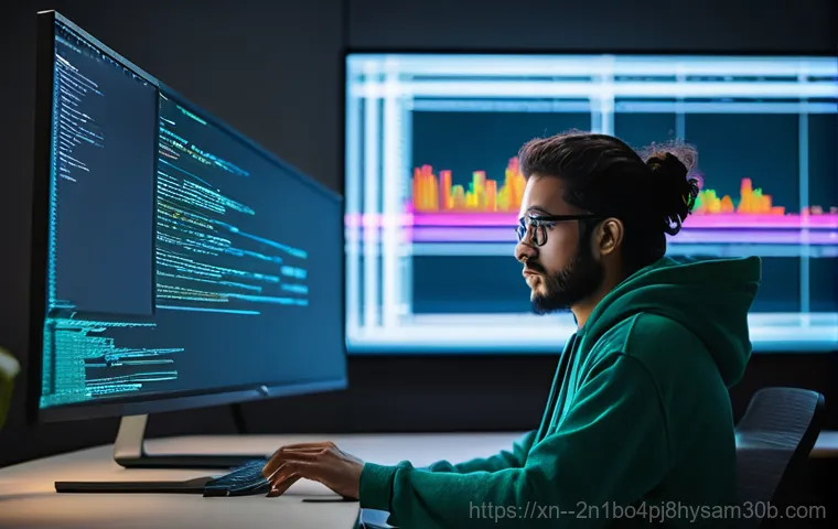 수표동 STATUS_MODULE_NOT_FOUND - **Prompt:** An overhead shot of a clean, modern developer workstation. On the main monitor, a styliz... 수표동 STATUS_MODULE_NOT_FOUND - **Prompt:** An overhead shot of a clean, modern developer workstation. On the main monitor, a styliz...