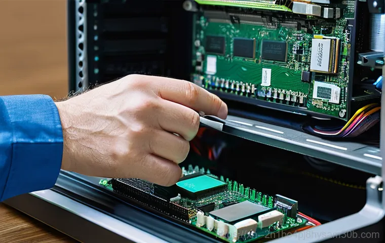 고척동 STATUS_KERNEL_MODULE_CORRUPTION - **Prompt:** A young adult, looking overwhelmed and frustrated, stares intently at a desktop computer...