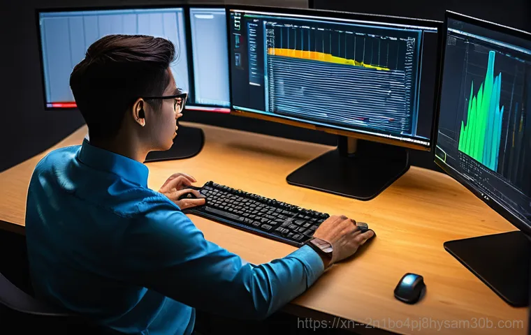 남산동 DRIVER_VERIFIER_DETECTED_VIOLATION - A young adult, dressed in casual yet modest clothing, sits at a sleek modern desk, their face illumi... 남산동 DRIVER_VERIFIER_DETECTED_VIOLATION - A young adult, dressed in casual yet modest clothing, sits at a sleek modern desk, their face illumi...