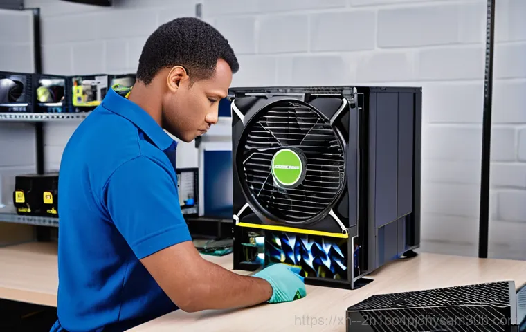 구기동 부팅불가 - A person in their mid-30s, dressed in a long-sleeved shirt, is seated in front of a computer monitor... 구기동 부팅불가 - A person in their mid-30s, dressed in a long-sleeved shirt, is seated in front of a computer monitor...