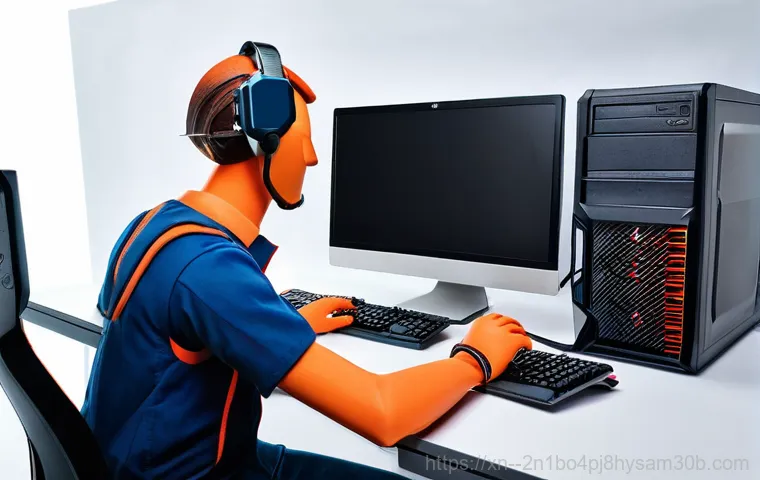 관악구 VIDEO_DRIVER_INIT_FAILURE - **Prompt 1: Initial Blue Screen Panic and Driver Conflict**
    "A person, appearing visibly stresse...