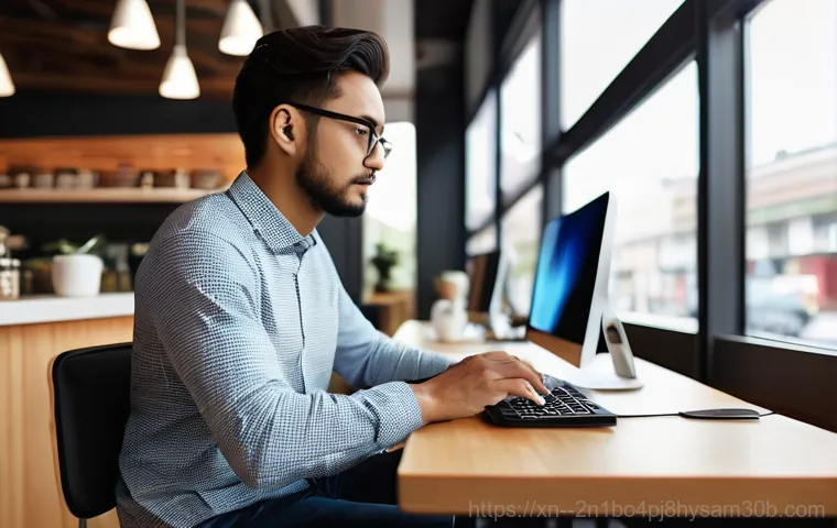 산황동 맥미니 판매 및 수리 - A close-up shot of a skilled technician (wearing a clean, professional lab coat or work uniform, saf... 산황동 맥미니 판매 및 수리 - A close-up shot of a skilled technician (wearing a clean, professional lab coat or work uniform, saf...