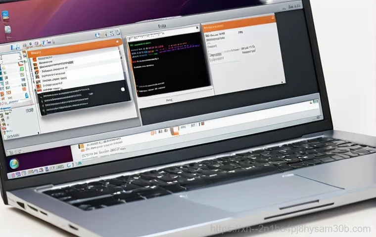 예지동 ubuntu재설치 포맷  초기화 - A close-up of a laptop screen displaying a data wiping software interface, like a clean, green progr...