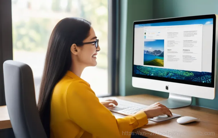 일산서구 윈도우11 windows11 재설치 포맷  초기화 - **Prompt 2: Diligent Data Backup**
    A close-up view of an adult individual's hands, gender-neutra...