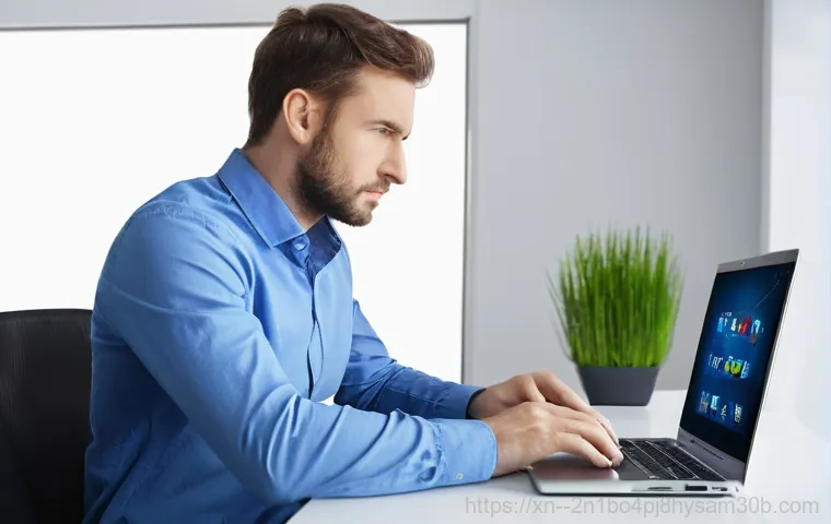 현석동 STATUS_KERNEL_INIT_FAILURE - **Prompt 2: Overwhelmed by "Insufficient Resources"**
    A student, mid-twenties, sitting at a work...