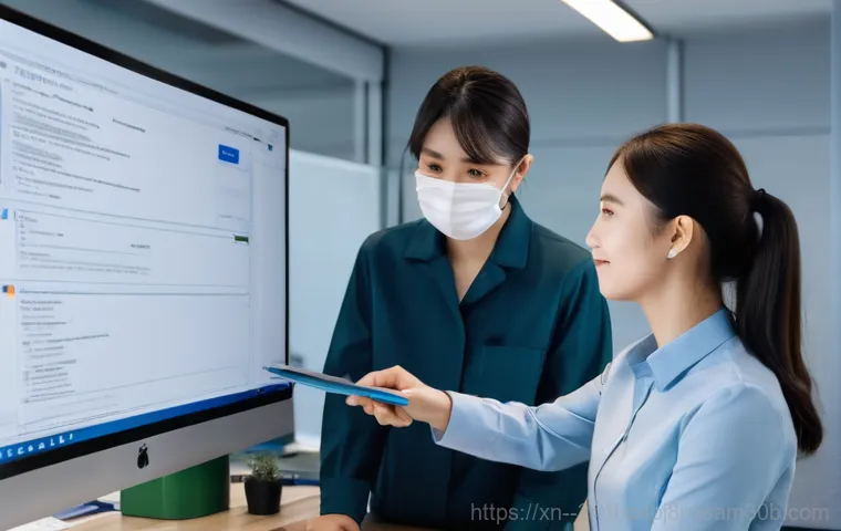 이태원 워크스테이션출장방문수리점 - A successful male graphic designer in his early 30s, with a confident and happy expression, is deepl...