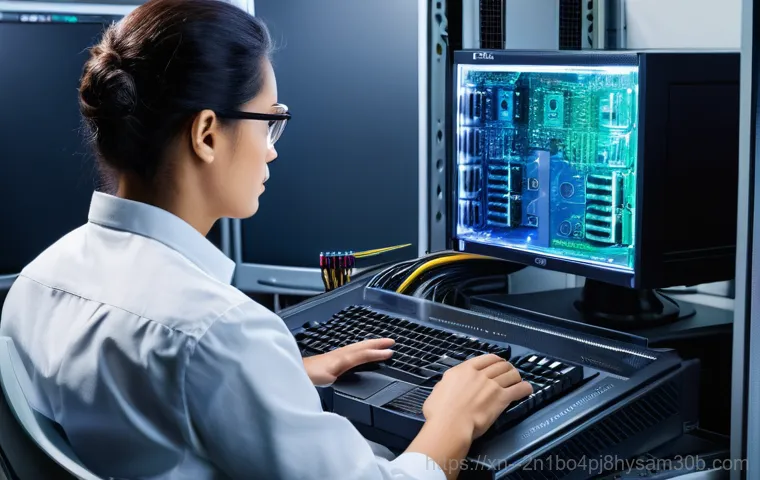 인헌동 STATUS_MEMORY_ACCESS_DENIED - **Prompt:** A young, frustrated office worker, appearing overwhelmed, stares at a computer monitor d...