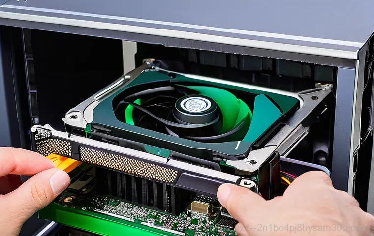 구의동 STATUS_DISK_CORRUPTION - **Prompt 2: Secure Data Backup**
    A person, appearing calm and focused, is seated at a well-organ...