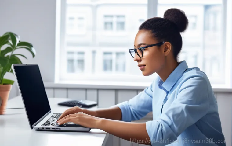 신평동 INACCESSIBLE_BOOT_DEVICE - A person, wearing a casual t-shirt, is meticulously examining the internal components of an open des... 신평동 INACCESSIBLE_BOOT_DEVICE - A person, wearing a casual t-shirt, is meticulously examining the internal components of an open des...
