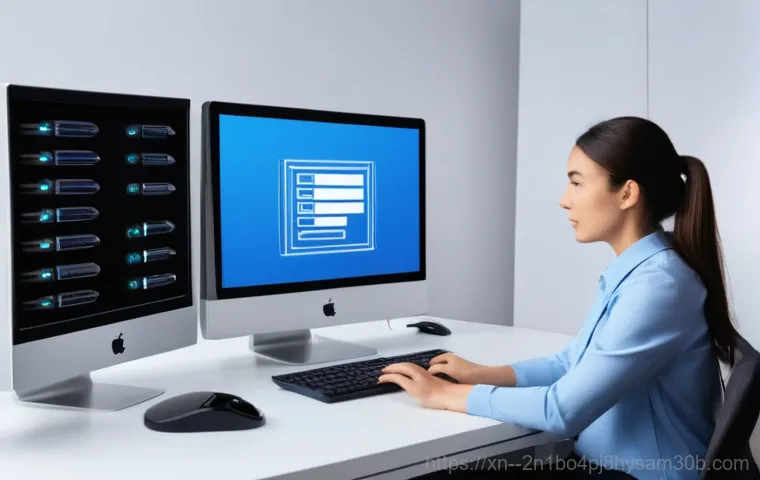 개봉동 STATUS_SYSTEM_FILE_MISSING - A close-up shot of hands, possibly a man's or woman's, typing intently on a laptop keyboard. The lap...