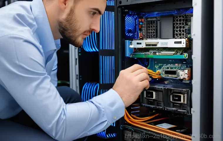 풍납동 INACCESSIBLE_BOOT_DEVICE - A person, appearing distraught and frustrated, sits in a dimly lit home office, staring wide-eyed at...