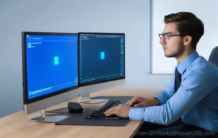 청구동 STATUS_KERNEL_DRIVER_CORRUPTION - An abstract, visually dynamic representation of a computer's internal components experiencing critic...