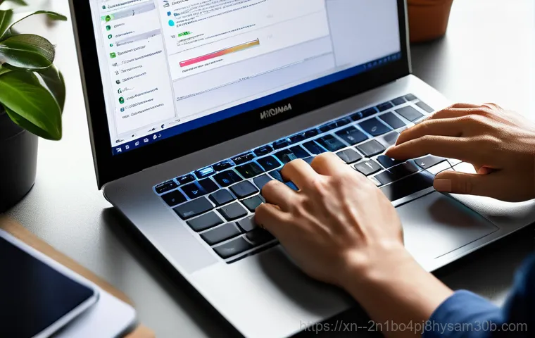 청림동 DRIVER_POWER_STATE_FAILURE - **Prompt 1: The Sudden Blue Screen Shock**
    A close-up of a person, appearing startled and frustr...