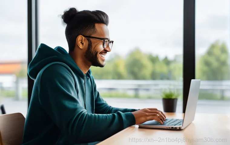 신내동 ubuntu재설치 포맷  초기화 - A person in their mid-30s, dressed in smart casual wear, is meticulously backing up data on a deskto...