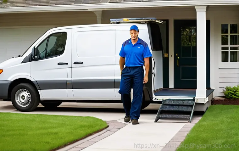 오류동 server출장방문수리점 - A professional and knowledgeable computer technician, clearly identifiable in a clean, branded work ...