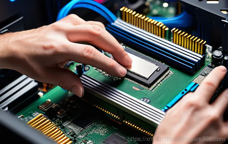 재동 RAM조립 및 교체수리 - **Image Prompt 1: RAM Failure Frustration**
    A young adult, looking visibly frustrated and slight...