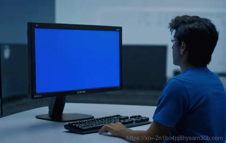 역삼동 STATUS_KERNEL_DEBUG_FAILURE - Image Prompt 1: The Frustrated User and the Blue Screen of Death**
