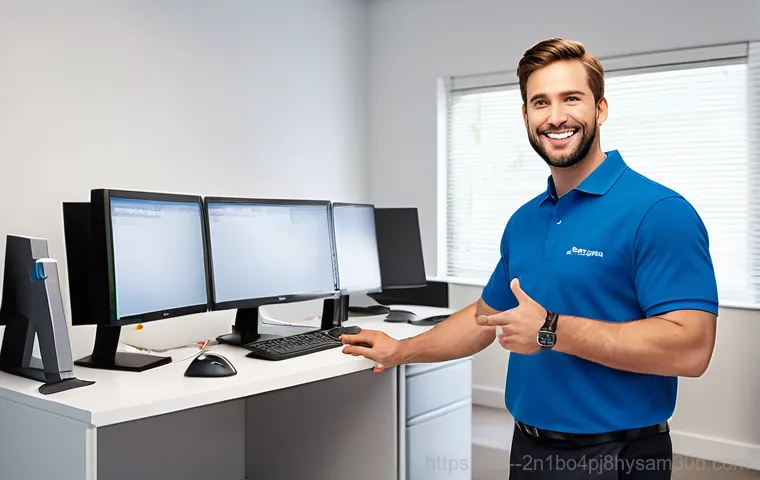 산림동 cpu조립 및 교체수리 - Close-up shot of a professional computer technician's hands, wearing anti-static wrist straps, metic...