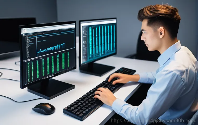 노량진 STATUS_FILE_IN_USE - **Prompt:** A close-up shot of an adult individual (gender neutral, wearing a casual t-shirt and jea...