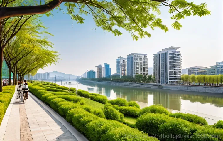 광진구 CRITICAL_OBJECT_TERMINATION - **Gwangjin-gu Civic Hub: A Vibrant Community Space**
    A wide-angle, sunlit view of a modern, arch...