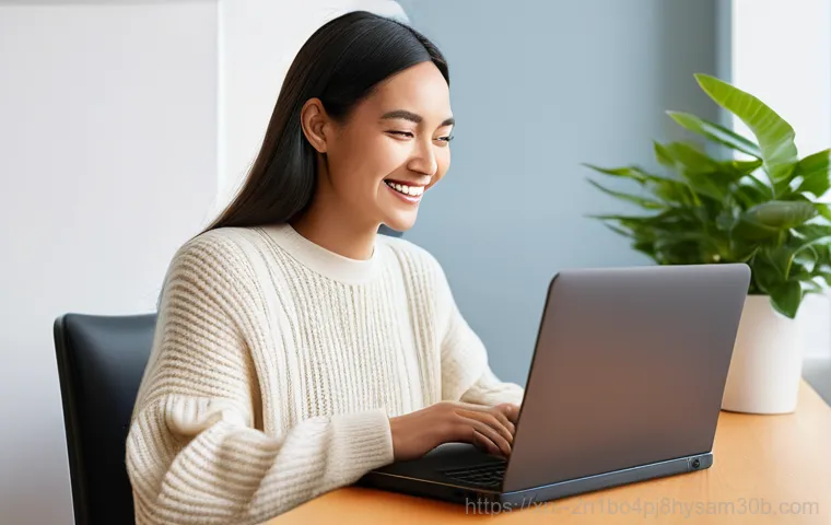 묵정동 윈도우7 windows7 재설치 포맷  초기화 - **Prompt:** A close-up shot of hands (male, in their 20s, with clean fingernails) holding a USB flas...