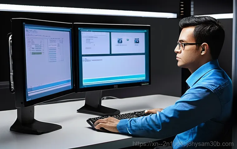 구산동 메모리조립 및 교체수리 - **Prompt 1: The Frustration of a Lagging Computer**
    A young adult, looking visibly stressed and ...