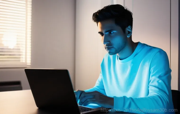 순화동 STATUS_KERNEL_MODE_EXCEPTION - Image Prompt 1: The Unexpected Blue Screen**