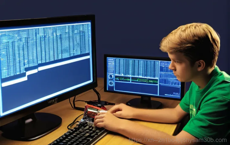 이문동 INTERNAL_POWER_ERROR - **Prompt: User Facing Blue Screen of Death**
"A person, visibly frustrated and a bit panicked, s... 이문동 INTERNAL_POWER_ERROR - **Prompt: User Facing Blue Screen of Death**
"A person, visibly frustrated and a bit panicked, s...