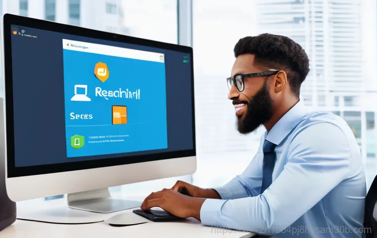 태평로 ftp서버출장방문수리점 - **Prompt:** Inside a professional server room or a clean office, a focused female computer technicia...
