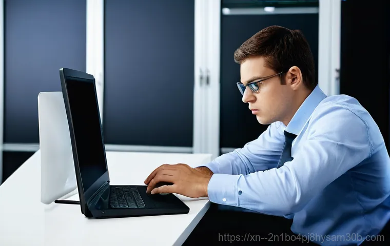 신수동 DRIVER_POWER_STATE_FAILURE - **Image Prompt 1: The Sudden Blue Screen of Dread**
A young adult, appearing startled and deeply... 신수동 DRIVER_POWER_STATE_FAILURE - **Image Prompt 1: The Sudden Blue Screen of Dread**
A young adult, appearing startled and deeply...