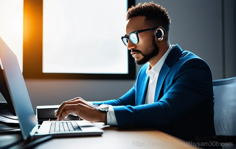 마곡동 INVALID_KERNEL_HANDLE - **Prompt 1: Blue Screen Detective**
A young adult, dressed in comfortable casual wear, sits inte... 마곡동 INVALID_KERNEL_HANDLE - **Prompt 1: Blue Screen Detective**
A young adult, dressed in comfortable casual wear, sits inte...