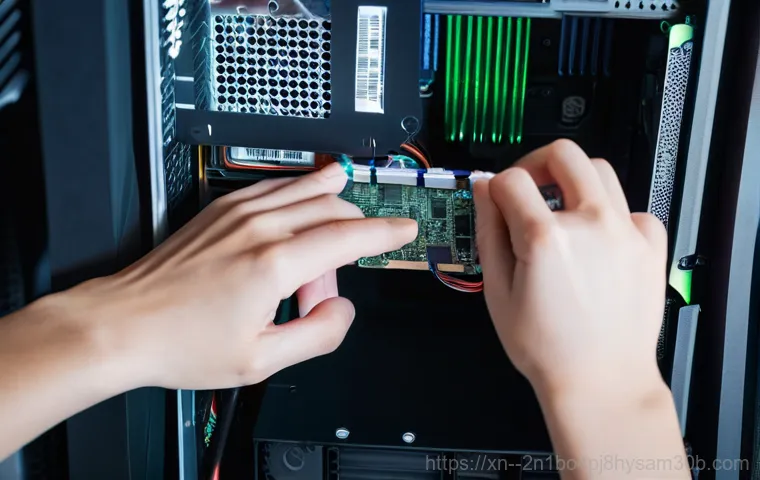 곤지암 BOOTMGR is missing - A middle-aged man or woman sitting in a modern home office, looking with a slightly confused and fru...