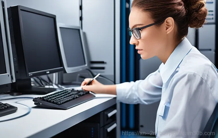 도렴동 STATUS_KERNEL_POWER_FAILURE - **Prompt 1: Blue Screen Panic**
    A young adult, gender-neutral, sits at a desk in a dimly lit hom...