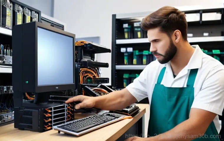 운니동 HDD조립 및 교체수리 - A detailed image showing a modern desktop PC tower with its side panel removed, revealing the intern... 운니동 HDD조립 및 교체수리 - A detailed image showing a modern desktop PC tower with its side panel removed, revealing the intern...