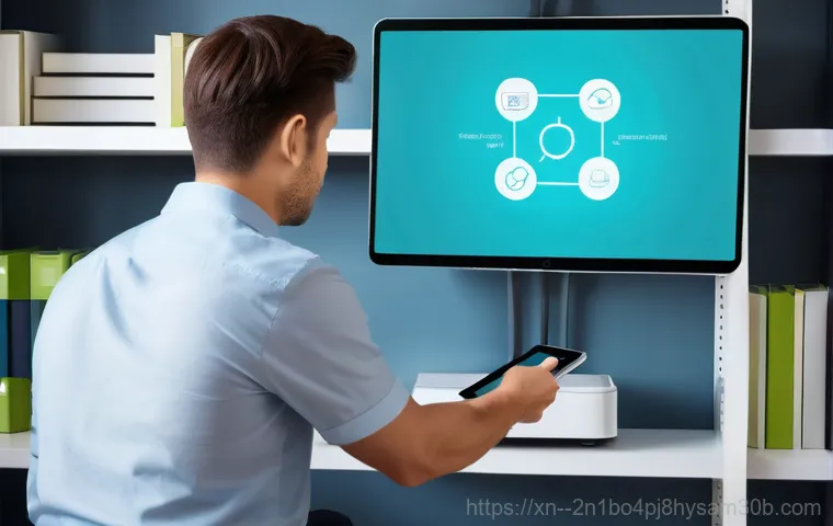 진관동 NAS출장방문수리점 - **Prompt 2: On-Site Professional NAS Repair**
    "A competent and friendly female technician, weari...