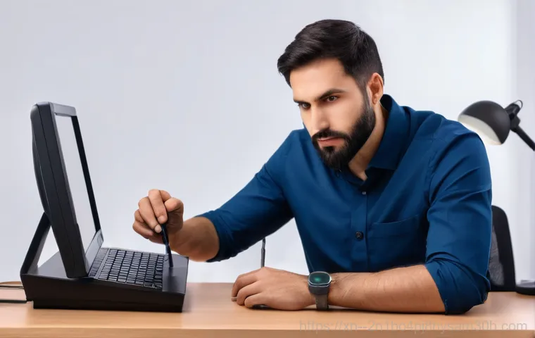 신정동 DRIVER_POWER_STATE_FAILURE - **Prompt 1: Initial Blue Screen Encounter**
"A person, aged late 20s to early 30s, is sitting in... 신정동 DRIVER_POWER_STATE_FAILURE - **Prompt 1: Initial Blue Screen Encounter**
"A person, aged late 20s to early 30s, is sitting in...