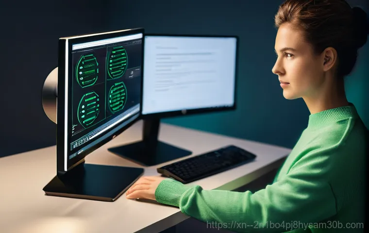 삼각산동 STATUS_KERNEL_MODULE_FAILURE - A dynamic scene featuring a person, mid-twenties, wearing a smart casual shirt and glasses, actively...