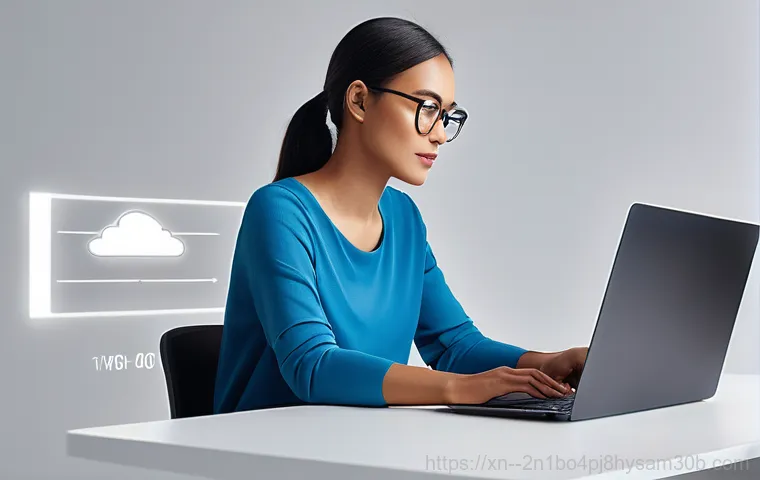 창전동 THREAD_TERMINATION_PORT - A close-up shot focusing on a pair of clean hands, possibly wearing light, protective gloves, carefu...