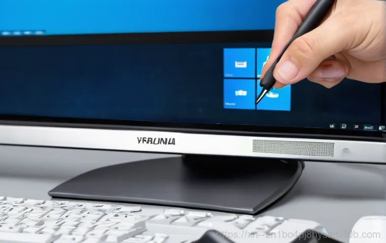 방학동 DRIVER_POWER_STATE_FAILURE - A frustrated individual, in their late twenties, sitting at a modern desk in a home office during th...