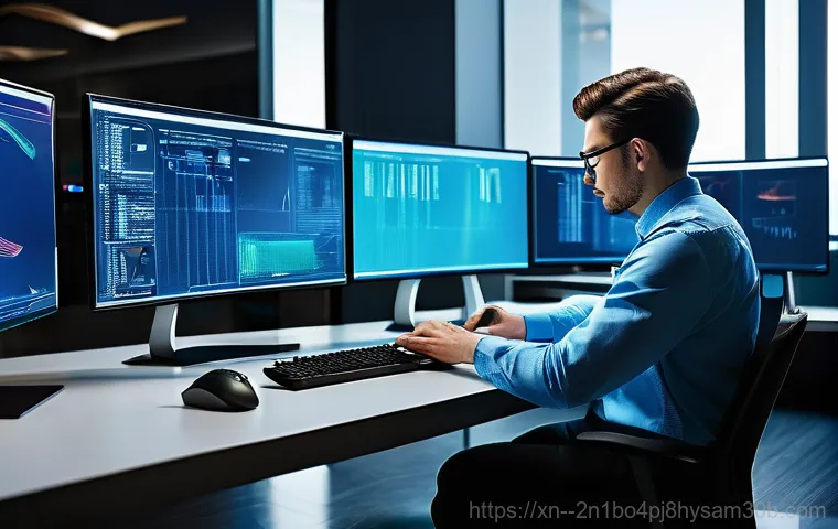 광명시 CLOCK_WATCHDOG_TIMEOUT - **Prompt:** An intricate, artistic representation of a computer's internal struggle, viewed semi-tra...